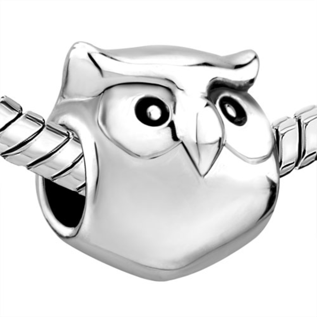 Free S/H Pugster Harry Potter Owl Charm - Fits Pandora